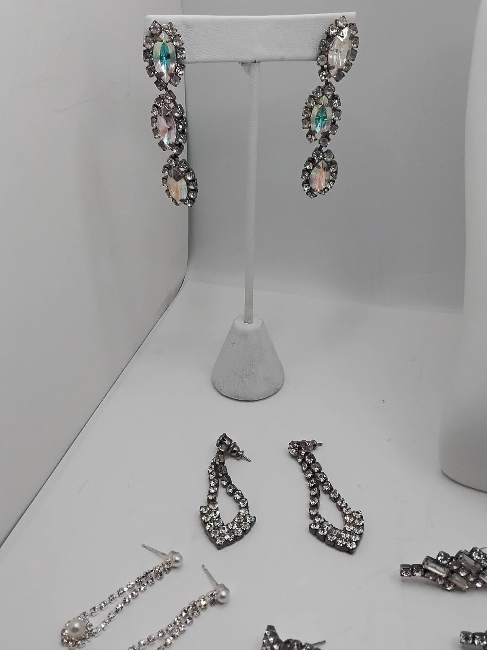 Vintage Rhinestone Jewelry Lot - Picture 6 of 16